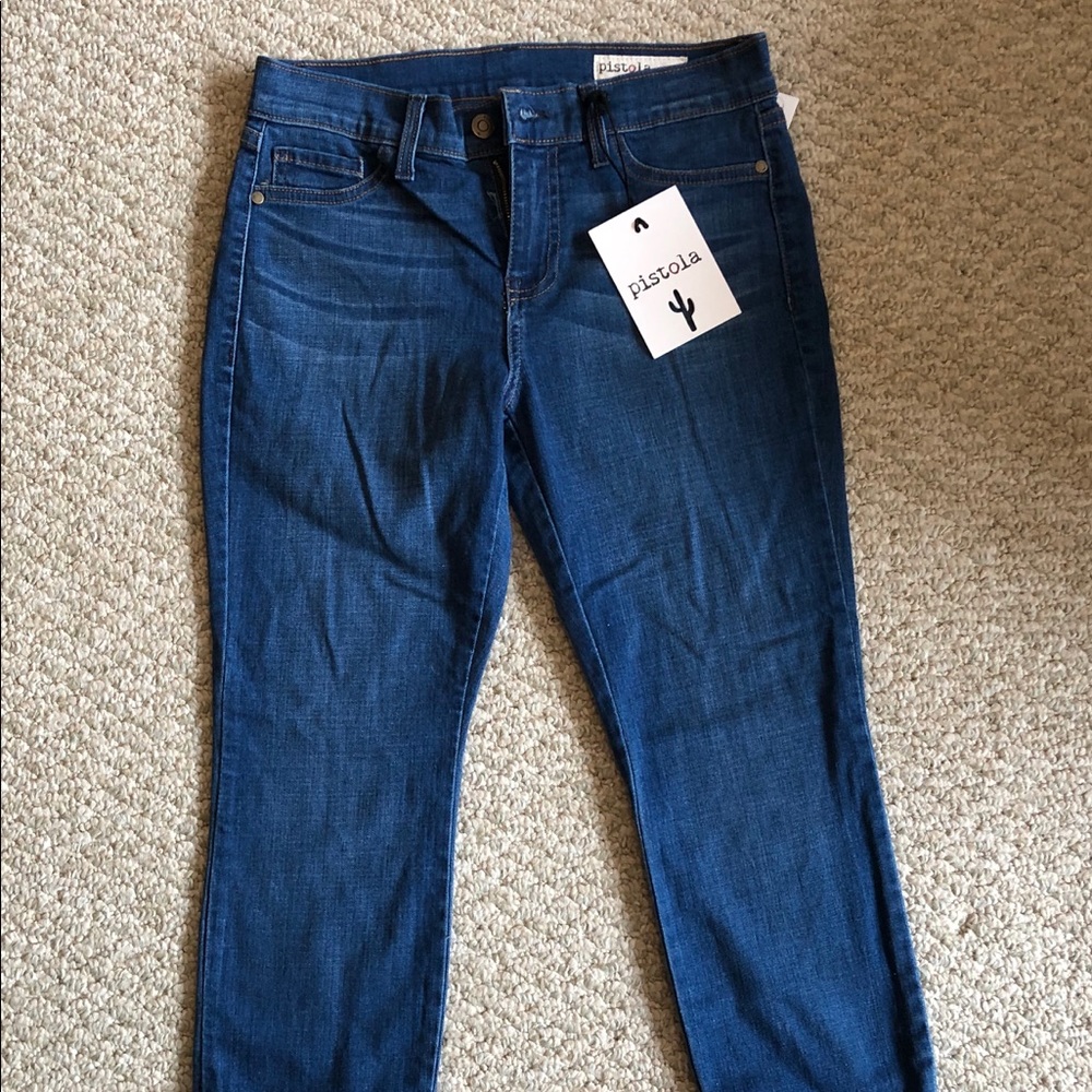 Pistola Boutique Zipper-Ankle Jeans